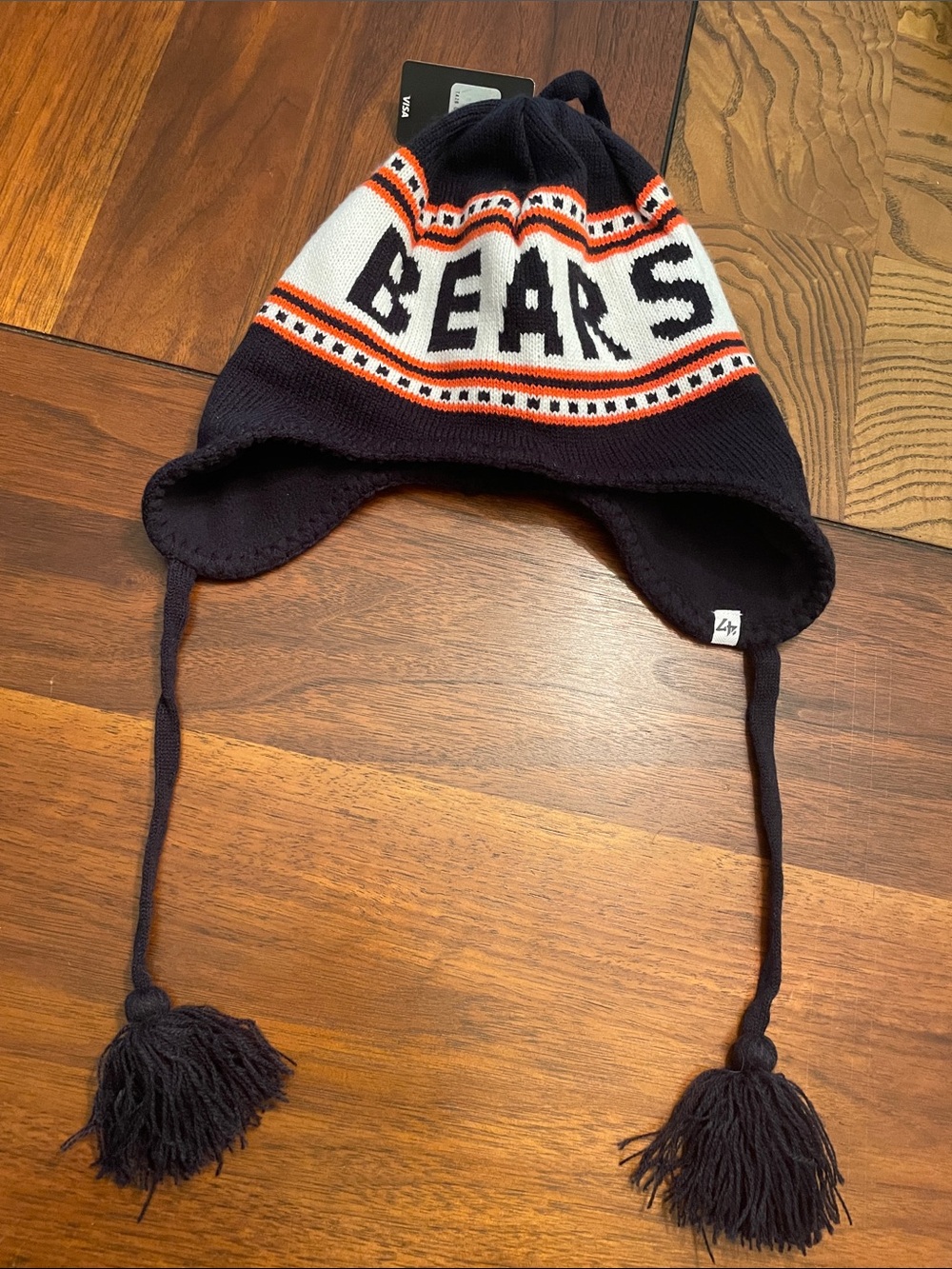 Chicago Bears Earflap Knit Hat C23